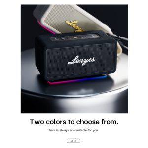 Lenyes S875 40W Power IPX6 Waterproof RGB Wireless Speaker