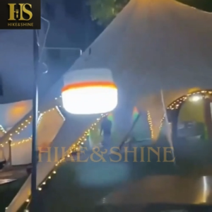 Lampu Senter Emergency Gantung LED USB Recharge Portable 300W