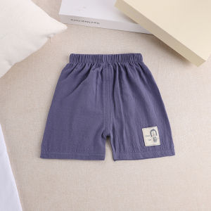 JIFANPAUL | Quần Shorts Vải Sợi Mùa Hè Cho Trẻ Em Nhẹ