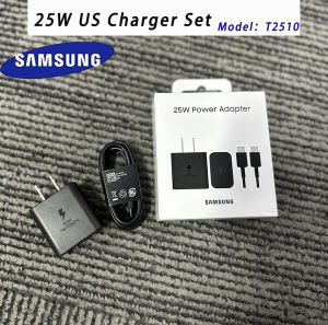 Original SAMSUNG Usb C GaN Charger 25w Mini PD Fast Charging Adapter EP-T2510 Galaxy Z Filp 7 Fold 6 5 S25 S24 S23 A56 Note 20