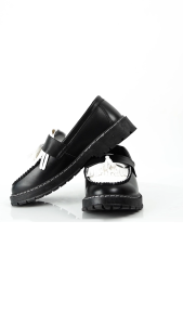 Casual Rubber Shoes for Men British Style Business Formal Shoes with Inner Heightening - Black Shoes -FootwearBoy