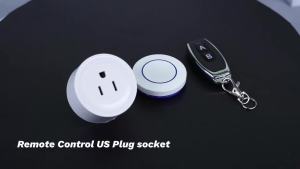 RF433 Wireless Remote Control Outlet US Plug Smart Remote ON OFF Electrical Socket for Lights Fans TVs Home RF Remote Switch