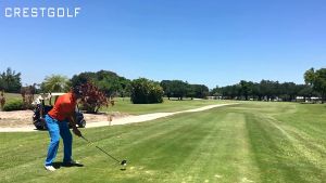 CRESTGOLF inventory stock blank golf double-layer practice ball high bounce 2-layer