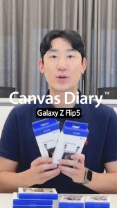 Samsung Galaxy Z Flip 5 / 4 / 3 5G - Araree Canvas Diary Sling Case Full Coverage Casing Black Hard Protection Hinge Shock Resistant Hard Lanyard Hole Neck Strap Slim Impact Korea Fashion Scratch Anti Slip Design Thin Protective Smart Phone Mobile