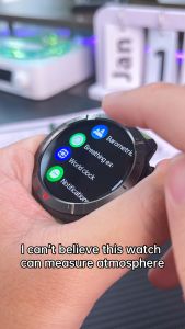 Aolon Navi R4 Smartwatch Pria Tahan Air IP68 Layar AMOLED 1.43 Inch GPS dan Kompas - Hijau Army 100+ Mode Olahraga