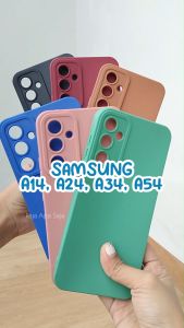Soft Case SAMSUNG A14 A24 A34 A54 5G - Casing Kesing Silicon Silikon Kondom Sofkes Sopkes Sofcase Softcase Macaron