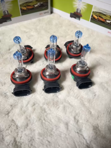 Bóng đèn ô tô bóng đèn tăng sáng HCL. Bóng đèn Halogen H11 đầu xanh siêu sáng (1 bóng)