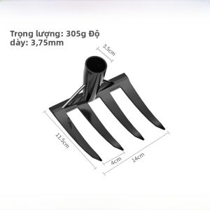 Móc Rakes Đa Năng Bằng Thép Mangan Dày Dụng Cụ Làm Vườn Móc Rakes Dụng Cụ Làm Vườn Bằng Thép Cao Carbon Móc Rakes Hình Chữ Nhật