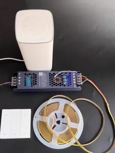 Penghantaran dari China [2025] Mijia Pintar COB Jalur Cahaya Linear Suhu Dwi Warna untuk Suasana Latar Belakang Ruang Tamu 24V Jalur Cahaya Terbenam Tiga warna 1206—— Hantar Stok Sulit