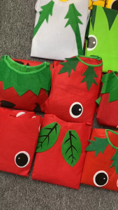MAIBAO (K03) Kostum Buah Dan Sayur Anak Untuk Karnaval Cosplay Acara Pesta Sekolah Bahan FLANEL Anti robek