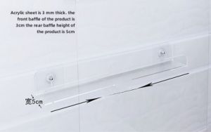 Acrylic Bathroom Storage Shelf No Drilling Creative Wall Mounted Toilet Organizing Rack Bathroom Wall Gap Shelf Organizer