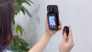 Vlog Selfie Screen Monitor หน้าจอมอนิเตอร์เซลฟี่ไร้สาย/หน้าจอเซลฟี่ Vlog แบบแม่เหล็ก Monitor Screen with Remote Control รองรับการเชื่อมต่อไร้สาย หน้าจอกระจกสำหรับ iPhone และ Android