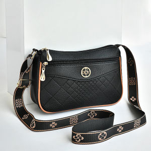 New 2025 Ladies Fashion Large Capacity Universal Crossbody Bag Soft Material Single Shoulder Bag for Middle-Aged Mothers Casual Use