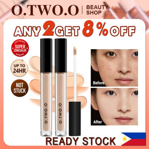 O.TWO.O Hydrating Liquid Concealer for Dark Under Eye Full Coverage Foundation Long Lasting for Face Scars Acne Dark Circles Cover 4 Colors Concealer water proof for women men MAKEUP