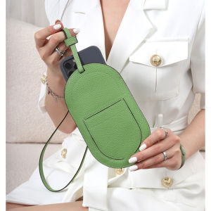 Royal Bagger Genuine Leather Mobile Phone Bag Womens Neck Hanging Versatile Simple Mini Bag 2541