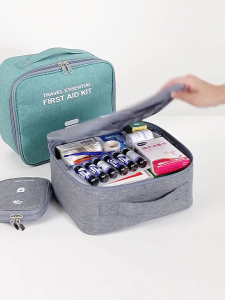 Túi Đựng Đồ Y Tế Dụng Cụ Sơ Cứu Y Tế Túi Y Tế Mini Nhiều Ngăn Tiện Dụng Nhỏ Gọn Đi Du Lịch