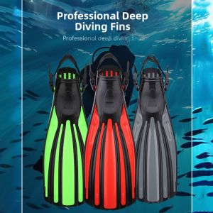 Adjustable Strap Deep Diving Fins Large Mid-Length