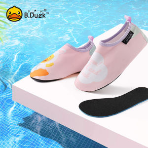 Giày Đi Biển Trẻ Em Vịt Vàng Nhỏ Bduck Giày Lội Nước Lội Suối Trẻ Em Nam Nữ Giày Bơi Lặn Chống Trượt Đế Mềm