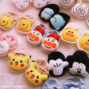 Infant socks ins wind baby invisible socks non-slip 3D cartoon socks doll socks