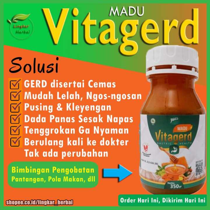 VITAGERD DIJAMIN ORI BPOM [BISA COD]#Obat asam Lambung dan Gelaja Gerd ...