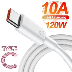 USB 120W 10A เพื่อพิมพ์ C/ ไมโคร USB USB โทรศัพท์มือถือเคเบิลชาร์จเร็วสายรับส่งข้อมูลใช้ได้กับสายเคเบิลต่อโทรศัพท์ข้อมูลโทรศัพท์มือถือ Samsung Xiaomi Huawei