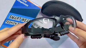 5.0 Smart Bluetooth Audio Kacamata Glasses Smart Sunglasses MP3 headphone