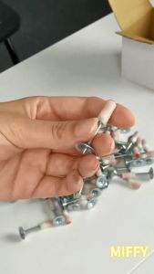 MIFFY Steel Nails Mini Rivet BUY 1 TAKE 1 100PCS Ceiling Wall Tool Anchor Trough Device Home Fastener Metal Working Tool Rivet Heavy Duty Nail Gun Nail Machine Nail