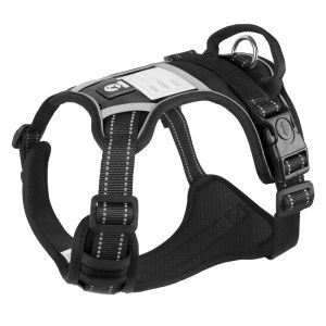 Dogs Harnesses Dog Leash Collar Explosion-proof Rush Pet Harness Anti-lost Nameplate Chest Straps Reflective Vest Type Labrador