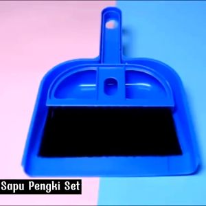 Sapu Set Mini Sapu Sikat Keyboard Komputer Dashboard Mobil Sapu Set Serok Multifungsi Bersihkan Debu-SCOOT
