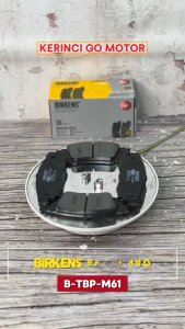 Birkens TBP-M61 Kampas Rem Belakang Brake Pad Camry 19-On CHR 18-On