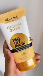 DR.RASHEL Golden Glow Peel Off Mask For Men & Women | Fights Pollution & Dirt