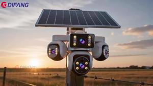 difang | Wire-free Yoosee 15MP AOV Solar 4G Camera Built-in Battery Outdoor Wireless Security CCTV Surveillance Cam