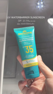 AMATERASUN [REAL SPF CERTIFIED]  UV WaterBarrier SPF 35 PA++++ - SUNSCREEN WUDHU FRIENDLY
