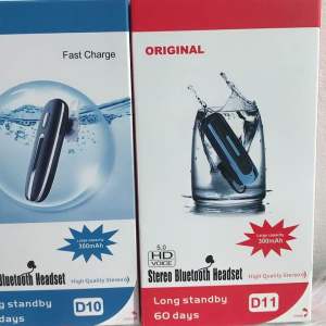 Rechargeable Long Lasting Bluetooth D11 (Red) wireless earphones