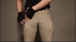 (ของขวัญฟรี) กางเกงคาร์โก้ กางเกงแทคติคอล ix9 ผ้าPolyster เบา กันละอองน้ำ Tactical pants กางเกงเดินป่า ใส่ได้ผู้ชายและผู้หญิง