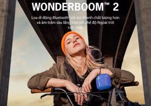 Loa di động Bluetooth Logitech UE Wonderboom 3 - nhỏ gọn âm bass lớn 360 độ kể cả ngoài trời kháng nước không dây 40m