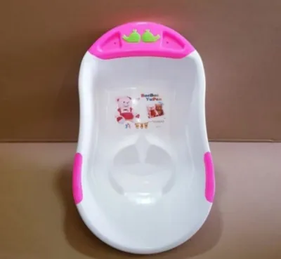Bak Mandi Bayi Shinpo Putih Varian Warna Plastik Tanpa Daur Ulang