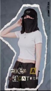 Mũ lưỡi trai đa năng mũ kèm khăn che mặt có thể tháo rời đeo được nhiều kiểu dễ dàng sử dụng - Happy Home 4U