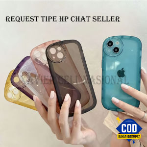 Case Pelindung Lensa Untuk OPPO A96 A95 A12 A15 A5s A7 A16 A54 A76 A74 A15s A53 2020 A3s A9 A5 2020 Bentuk Oval Warna Macaron Casing TPU  Transparan Macaron - Casing  - Case Hp   - Pelindung Camera