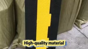Rubber Cable Hump Speed Bump 1/2 Columns Cable Protector Ramp Indoor Outdoor Channels Hump Pipe Cable Protect Heavy