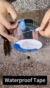 Waterproof Tape Aluminum Foil Butyl Tape Sealing Self-adhesive Tape Color Steel Roof Wall Leakage Repair Tape 5M