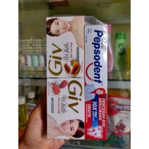 SABUN MANDI GIV 5 PCS + PASTA GIGI CIPTADENT 5 PCS