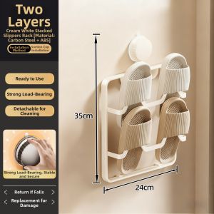 SHENFAN | Suction Cup No Drilling Slippers Shelf