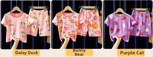 XINQIGUO | Summer Cotton Girls Sleepwear