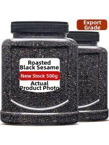 Ready-to-Eat Roasted Black Sesame Seeds 500g