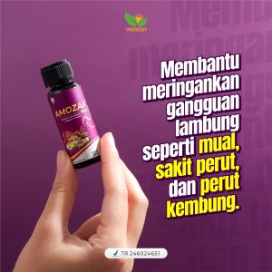 Amozaa plus + amla madu Varash obat herbal asam lambung mag gerd BPOM Halal