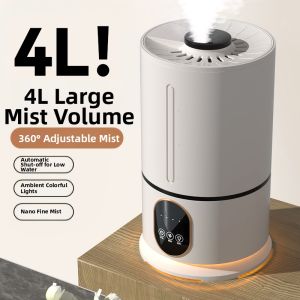 4L Humidifier Large Fog Office Desktop Mistifier for Bedroom Pregnant Women And Infants Home Use Low Noise USB Powered