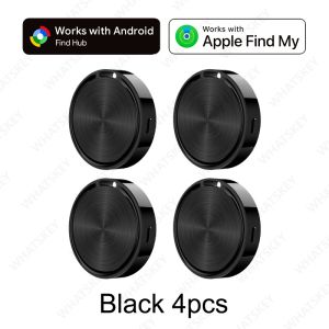 Dual System Smart Tags Bluetooth GPS Tracker Item Finder Compatible with IOS Find My or Google Find Hub Device for Keys Luggages