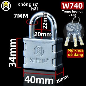WUJUWEI | Khóa Chống Trộm Chống Nước Chống Gỉ