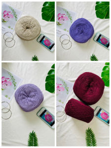 Yarn - Sợi 100% Cotton Nhật - Sợi Se/Xe Tròn - Sợi mền nhẹ đan móc đồ mùa hè (Cỡ sợi 1.0mm) (Terri Store)